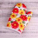 Guante de cocina con estampado floral 7