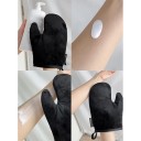 Guantes aplicadores para crema autobronceadora Reversibles y de secado rápido 23 x 17 cm Flockeado e impermeable Para ambas manos para una aplicación uniforme 12