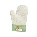 Guantes de cocina de silicona térmicamente aislantes 21 x 28,5 cm con diseño de perro Protección antideslizante para las manos 2