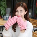 Guantes de dedo completo de invierno para mujer B4 5