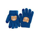 Guantes de lana para niños Tamaño 2–6 años Diseño de osito Guantes de invierno cálidos para niños para uso exterior 2