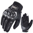 Guantes de moto de carreras de dedos completos, transpirables, unisex, guantes deportivos antideslizantes, diseño elegante, duraderos 1