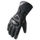 Guantes de moto de invierno para mujer, color rosa y morado, impermeables, cálidos, para deportes todoterreno y carreras. 1