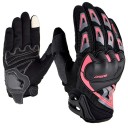 Guantes de motocicleta transpirables de dedos completos, unisex, antideslizantes, elegantes y duraderos, para hombres y mujeres. 1