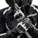 Guantes de motociclismo y motocross de dedo completo transpirables táctiles con protector duro de nudillos y protectores de dedos unisex 5