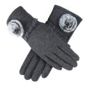 Guantes de mujer con pompón J822 2