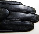 Guantes de piel elegantes para mujer - Negro 4