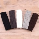 Guantes de punto sin dedos para mujer J807 2