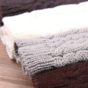 Guantes de punto sin dedos para mujer J807 3