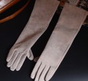 Guantes largos de piel para mujer 8