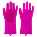 Guantes para lavar platos con cepillo 7
