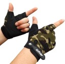 Guantes sin dedos estilo militar para hombre J2636 7