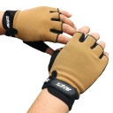 Guantes sin dedos estilo militar para hombre J2636 5