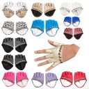 Guantes sin dedos para mujer con tachuelas 1