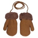 Guanti a manopola in cotone per bambini con bottoni J872 4