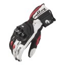 Guanti da moto e motocross in pelle resistenti al vento e touch con protezioni per nocche e dita e palmo rinforzato per strada 5
