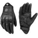 Guanti da moto in pelle di capra Pelle perforata Estivi Invernali Protezione delle articolazioni Sport Turismo Campeggio Pesca Fitness Caccia 1
