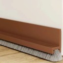 Guarnizione a spazzola per porte Striscia adesiva 100 cm Larghezza 30 mm Spazzola rimovibile Protezione contro correnti d'aria, rumore 1