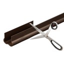 Guarnizione per porte 93 cm Striscia flessibile in PVC a forma di U Protezione contro le correnti d'aria, polvere e insetti Può essere 4