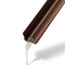 Guarnizione per porte 93 cm Striscia flessibile in PVC a forma di U Protezione contro le correnti d'aria, polvere e insetti Può essere 8