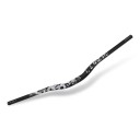 Guiador de bicicleta curvado 720 mm diâmetro 31.8 mm elevação 30 mm liga de alumínio formato ergonómico para bicicletas de montanha 7