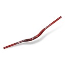 Guiador de bicicleta curvado 720 mm diâmetro 31.8 mm elevação 30 mm liga de alumínio formato ergonómico para bicicletas de montanha 6
