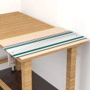 Guida per sega circolare per un taglio preciso 600–1400 mm in alluminio argento per il taglio del legno con sega elettrica 2