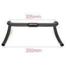 Guidons en carbone de route 350 mm de largeur 305 mm prise supérieure construction ultralégère noire pour vélos de route et gravel 5
