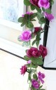 Guirlande avec des roses artificielles 9