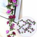 Guirlande avec des roses artificielles 4