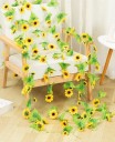 Guirlande avec des tournesols en plastique 2