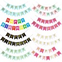 Guirlande avec fanions Joyeux Anniversaire 1