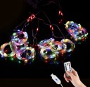 Guirlande lumineuse à télécommande 2 x 3 m 200 LED 1