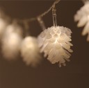 Guirlande lumineuse avec des pommes de pin 2