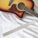 Guitar Gauge Set 2 pcs Long Gauge for Neck Straightness Check and Small String Height Gauge Stainless Steel Guitar Adjustment Tool 2