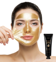 Guld peelingmaske med snegleekstrakt til at fjerne hudorme Ansigtspeelingmaske til at opstramme porer og mod hudorme Guld ansigtsmaske med dybderensende hud 50 g 2