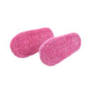 Gulvrensningsslippers med aftagelige såler Mikrofiber til tør og våd mopping Let at vaske Genanvendelige rengøringssko til hjemmet 3