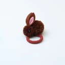 Gumiça de cabelo infantil com coelhinho 7