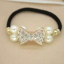 Gumiça para cabelo com pérolas e adornos 7