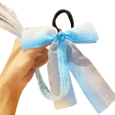 Gumiça para cabelo com postiço para crianças 17