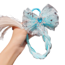 Gumiça para cabelo com postiço para crianças 34