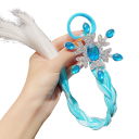 Gumiça para cabelo com postiço para crianças 44