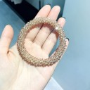 Gumiça para o cabelo com contas 20