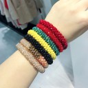 Gumiça para o cabelo com contas 2