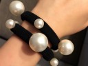Gumička à cheveux avec perles - 2 pcs 4