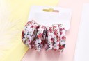 Gumières à cheveux avec motif - 6 pcs 16