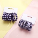 Gumières à cheveux avec motif - 6 pcs 4