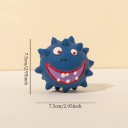 Gumilabda kutyáknak sípolóval 7,5 x 7,5 cm Kiválóan ellenáll a rágásnak és fogtisztító tüskékkel rendelkezik 2