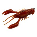 Gummibait Krebs 6 cm med krog Blød Krebs med bevægelige kløer og antenner Til spinnefiskeri efter rovfisk ved bunden og i strømmen 9