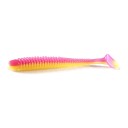 Gummifische Ring Shad 8 cm 2,6 g Verpackung 10 Stück Weiche Köder mit Salz und Mikrorillen Für das Angeln auf Raubfische 16
